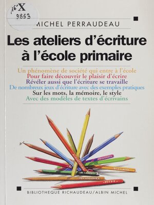 cover image of Les ateliers d'écriture à l'école primaire